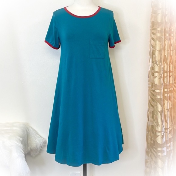 💕Beautiful Lularoe Carly High Low Swing Dress💕 - Picture 2 of 8